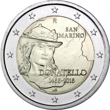 San Marino 2 euro 2016 Donatello BU